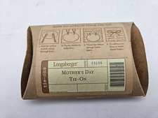 Longaberger Basket Happy 2005 Mothers Day Tie-On Floral 23100 