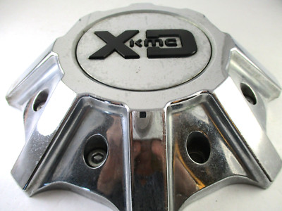 XD KMC USED CHROME CUSTOM WHEEL CENTER CAP     #T148L215-H48-C1    (FOR 1 CAP)