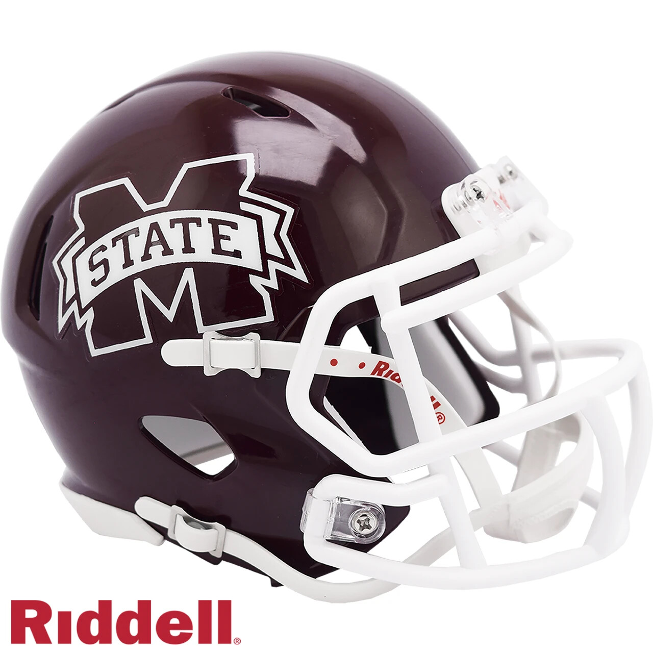 *SALE* MISSISSIPPI STATE BULLDOGS SPEED MINI NCAA RIDDELL FOOTBALL HELMET!