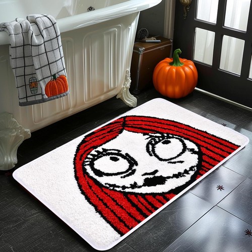 Sally Nightmare Before Christmas 27 in Tufted Rug Bathroom Welcome Mat Halloween - 第 1/4 張圖片