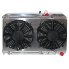 Spawon Fit 2004-2008 Mazda Rx-8 R2 1.3L At 2 Row Aluminum Radiator & Fan Shroud (For: Mazda Rx-8)