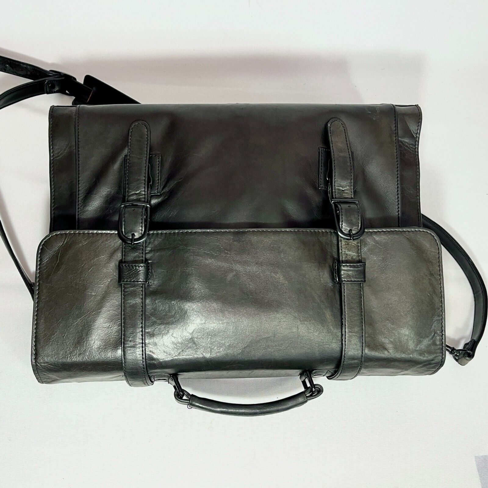 LODIS Black Leather Executive Laptop Bag Briefcas… - image 6