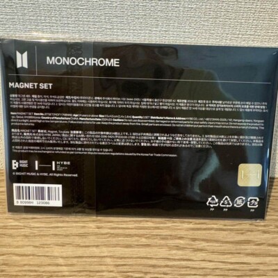 BTS POP-UP : MONOCHROME in TOKYO 2024 Official MD MAGNET SET | eBay