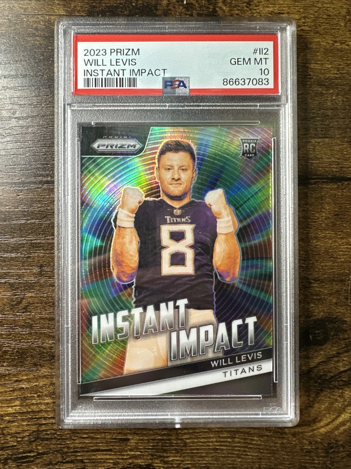 Will Levis Panini Prizm Instant Impact #II2 Base