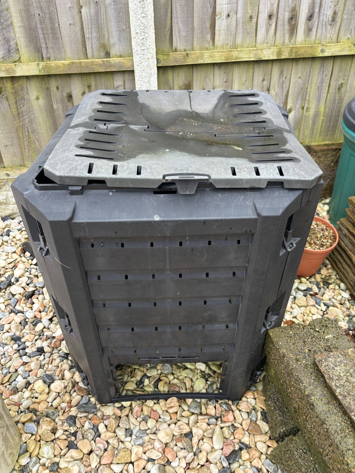 Paving Slabs And Compost Bin eBay