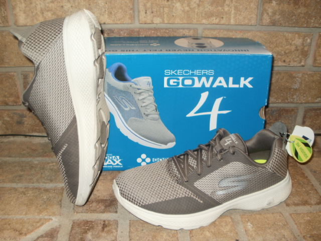 NEW SKECHERS GOWALK SELECT BLACK, OR TAUPE MEN'S