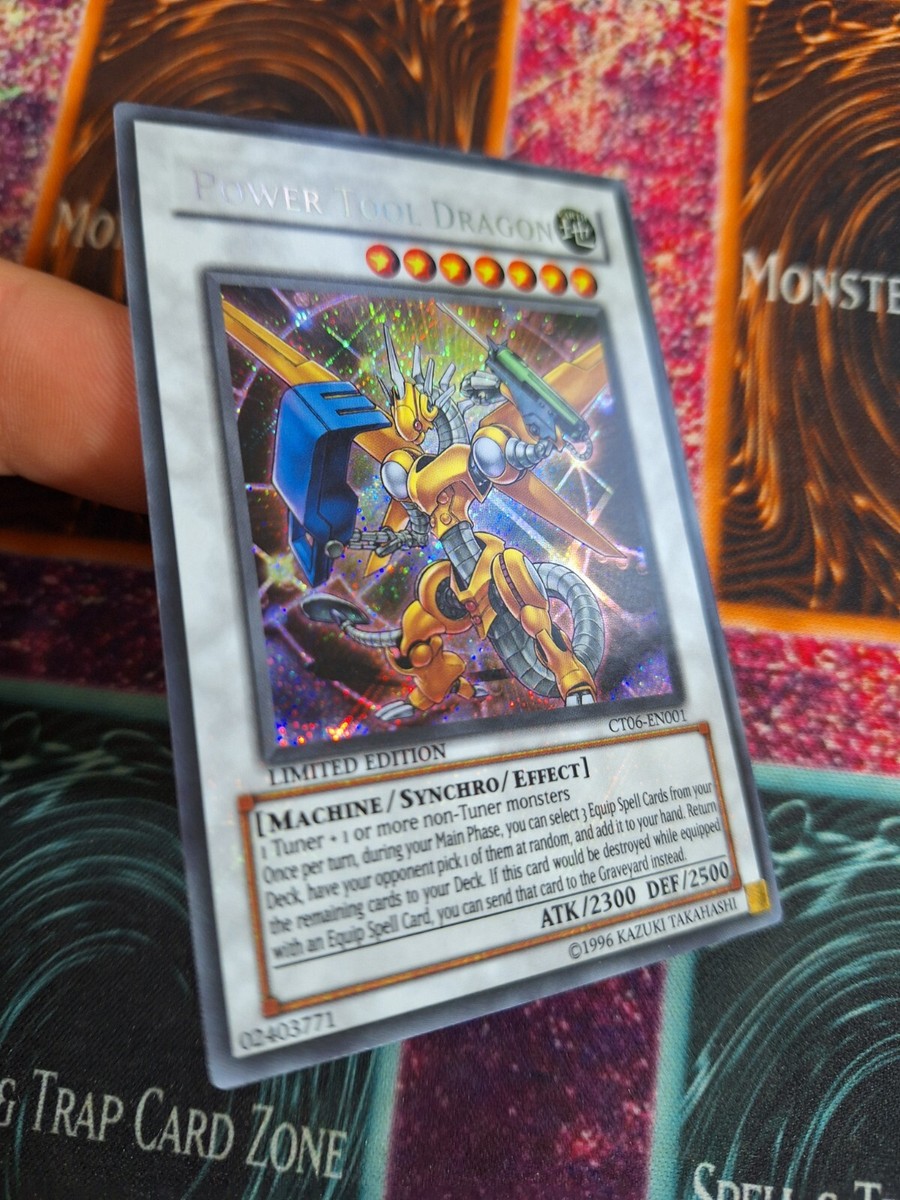 Yu-Gi-Oh! TCG Power Tool Dragon CT06-EN001 Secret Rare Limited