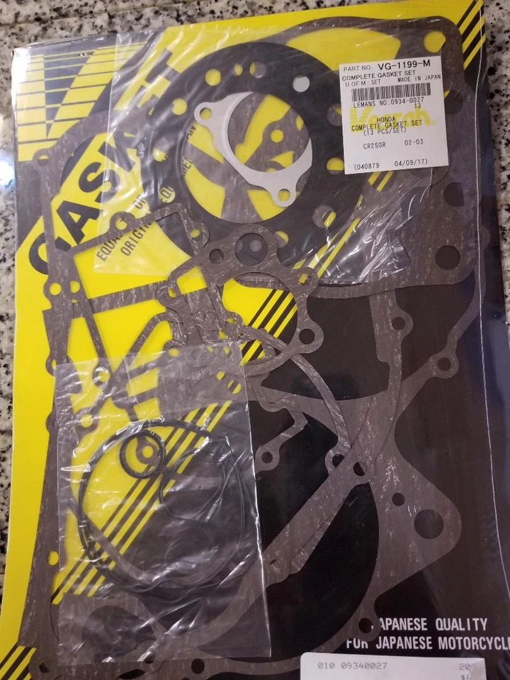 VESRAH HONDA 完整气囊套装零件 #VG-1199-M 2002-2003 CR250R — 第 2/4 张图片