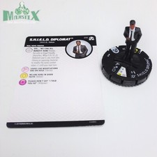 Heroclix Black Panther and the Illuminati set SHIELD Diplomat 010 Common w/card