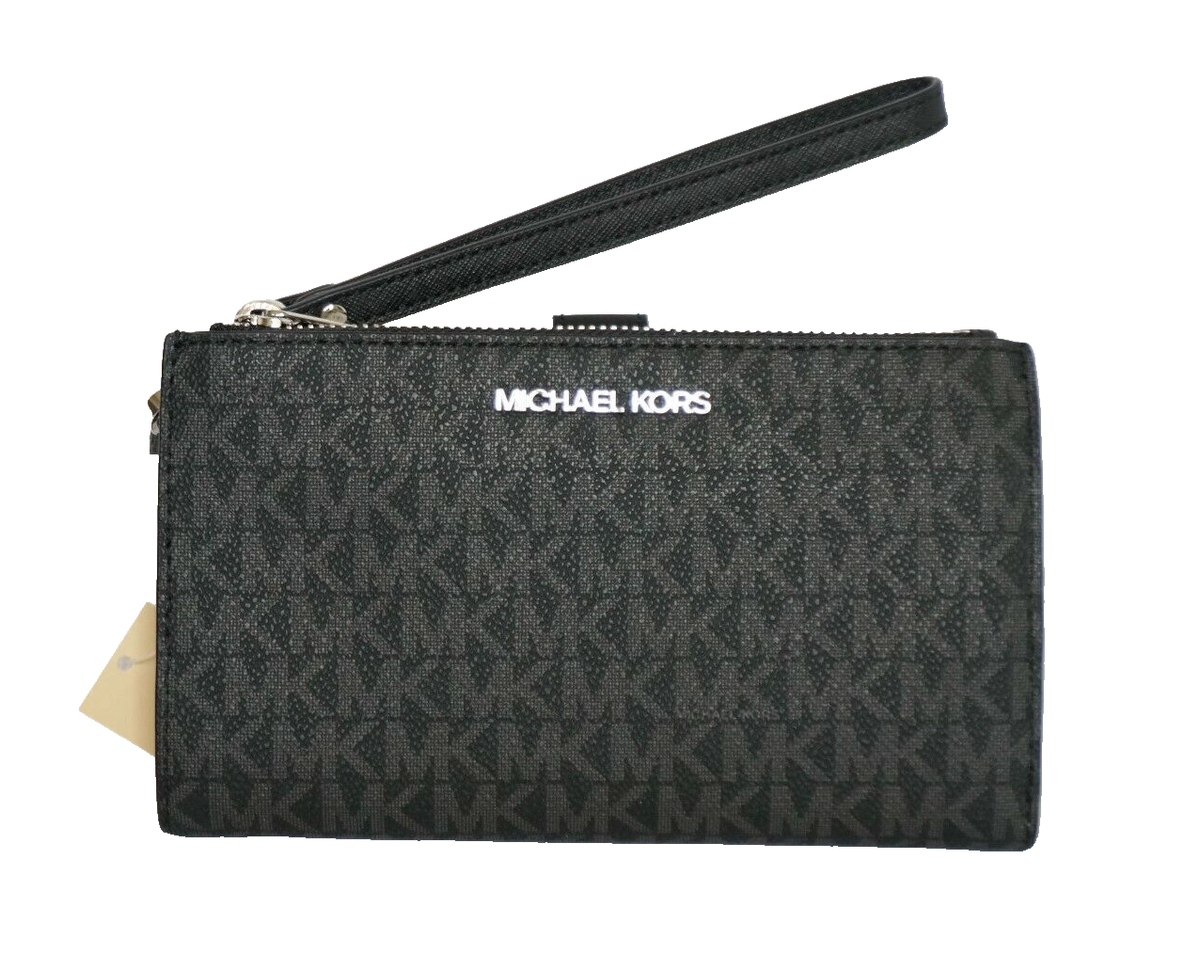 Michael Kors Jet Set Travel Large Double Zip PVC Leather Phone