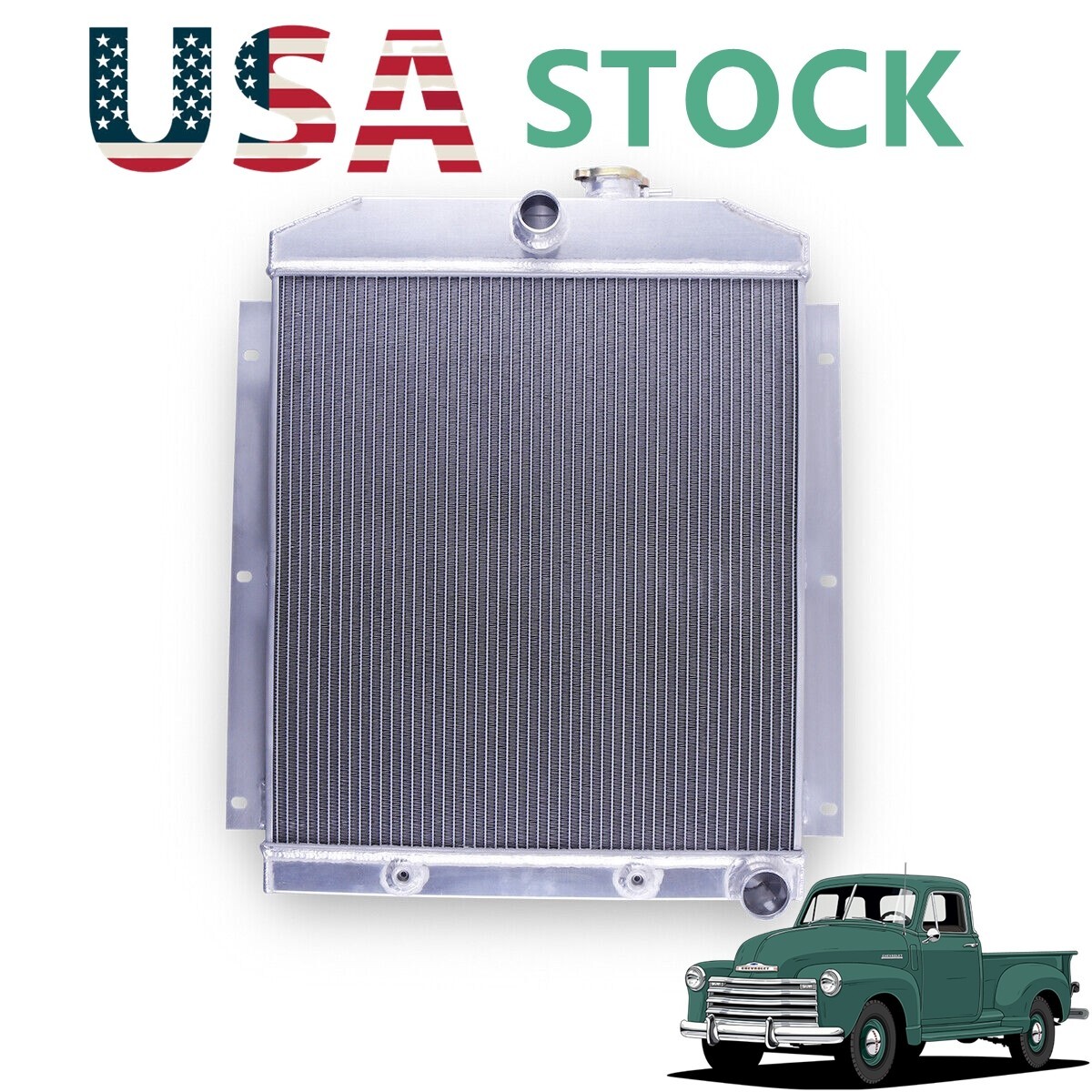 For 1947-1954 48 52 1953 Chevy 3100/3600/3800 Truck Pickup CC5100 3ROW ...
