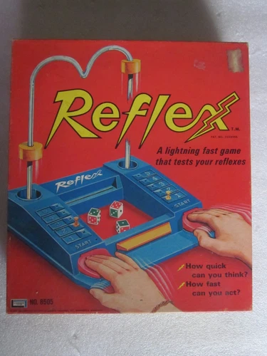 1966 Vintage Lakeside Reflex Action Game A lightning fast tests your reflexes