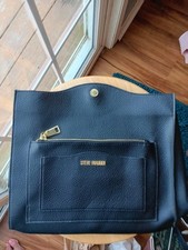 steve madden black shoulder bag