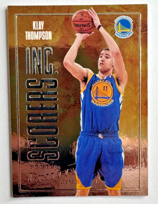 Klay Thompson 2012-13 Panini Brilliance Scorers Inc. RC ROOKIE #17 Warriors