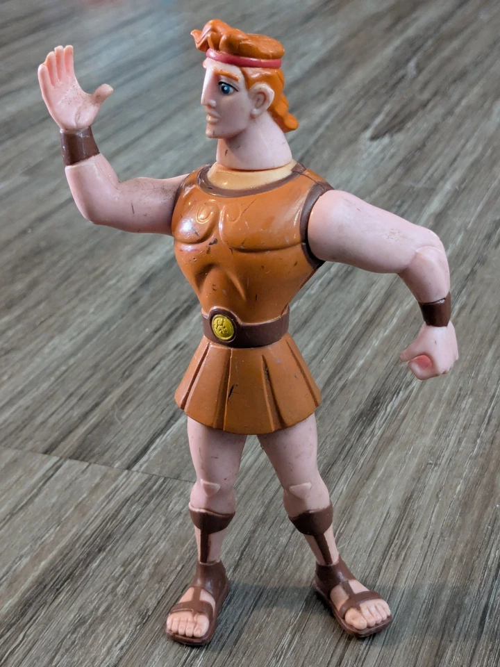 Figura de acción vintage de Hércules de Disney de 7,5 pulgadas Foto 2 de 4