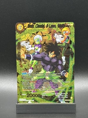 DBS BT30-146 CR Broly, Cheelai, & Lemo, Trinity Three Glorious Fighters Masters