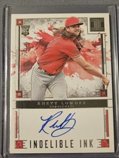 2025 Panini Impeccable Indelible Ink IND-RL Rhett Lowder RC Auto #/35 