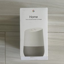 Google Home Smart Assistant Speaker - White/Slate - Model GA3A00417A14 - TESTED