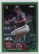 2023 Topps Chrome Update Green Refractor 23/99 Thad Ward Thaddeus #USC126 2f9