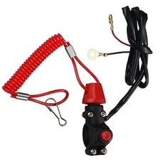 Stop Switch 2 Wires On Off Aftermarket Replacement Parts Compatible for 50cc