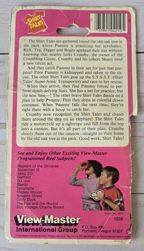 Vintage Shirt Tales View Master 3 Reels Open Package 1982 - Picture 6 of 11