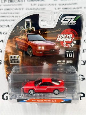 GREENLIGHT 1994 Acura Integra GS-R Red 1:64 Diecast Tokyo Torque