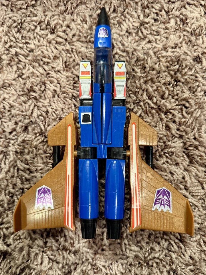 1985 Hasbro Transformers G1 Dirge Decepticon Seeker Jet Complete with Box - Image 4 of 4