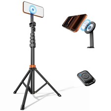 Tripod, Tripod for iPhone with Remote Strong Magnetic Holder for Magsafe, S...