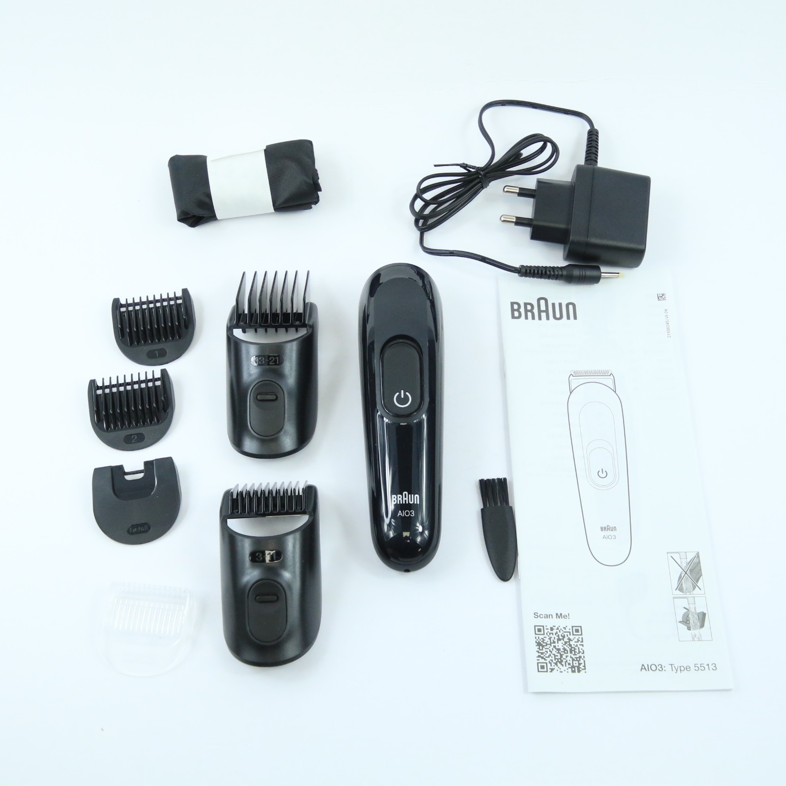 Braun Series 3 AIO3545 Multi Groomer Body and Accessories ""No Trimmer Head""