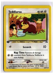 Teddiursa 65/75 Neo Discovery 1st Edition Common