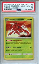 2017 Pokemon Sun & Moon Shining Legends #9 Shining Genesect Holo PSA 10