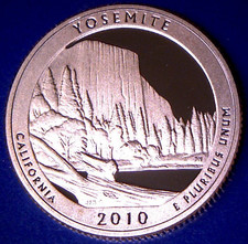 2010 S 25C Proof YOSEMITE (CALIFORNIA) ATB Quarter **FREE SHIPPING**