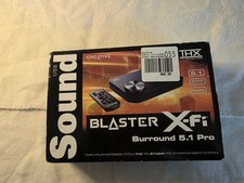 Creative Sound Blaster X-Fi Surround 5.1 Pro USB Sound Card SB1095 Open Box