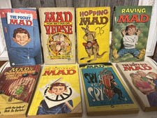 Lot of 8 Vintage MAD Magazine Paperback Books