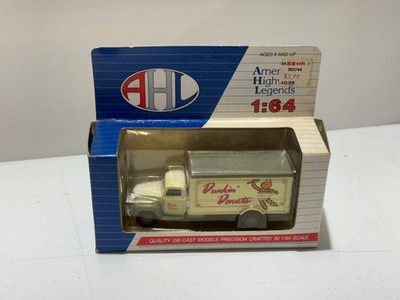 AHL AMERICAN HIGHWAY LEGENDS 1993 HARTOY DUNKIN DONUTS DIE-CAST METAL TRUCK