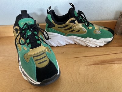 Mazino Krypton Sneakers Gold, Green, Black and White Glacier-015 Men's Size 13