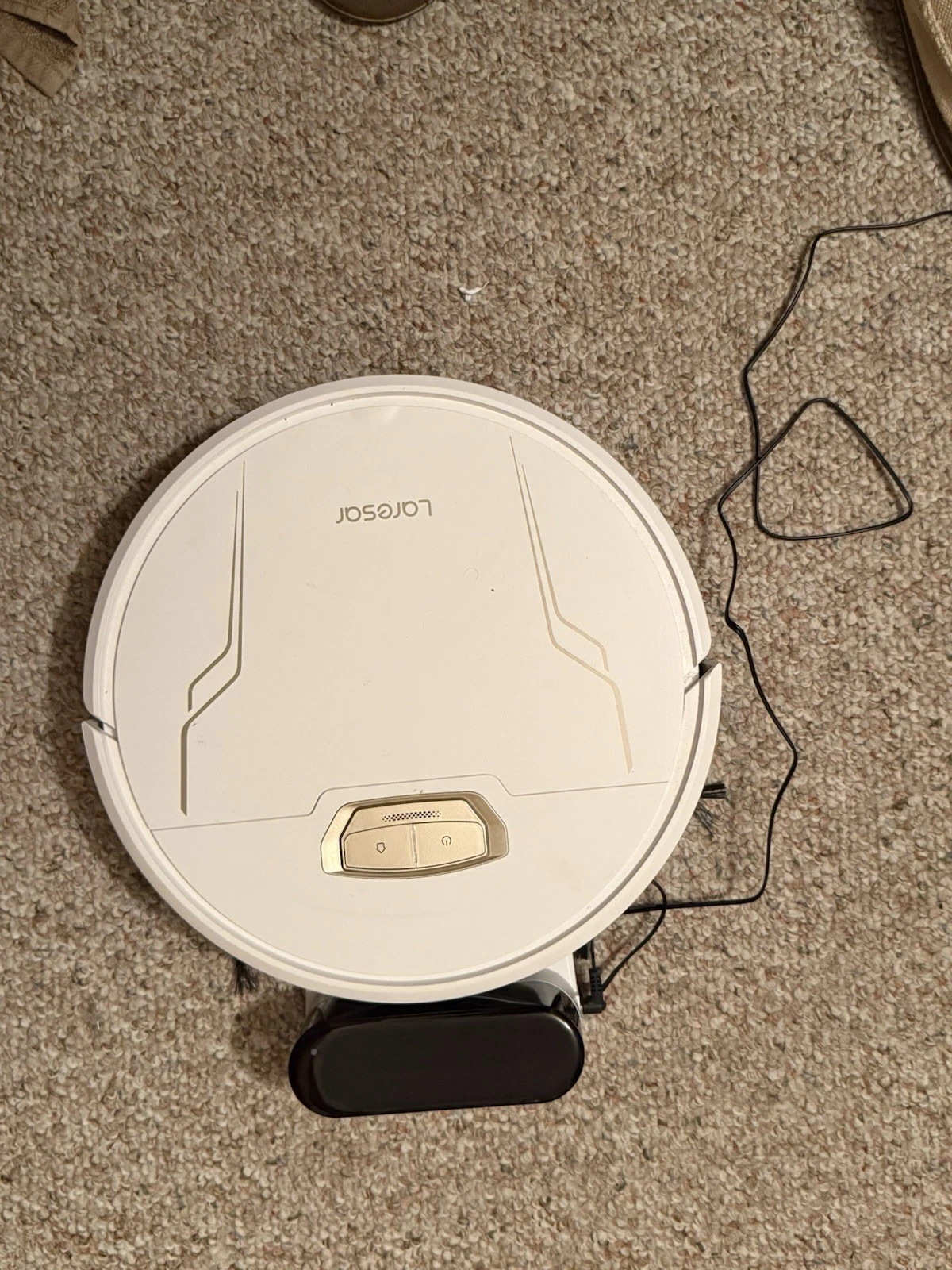 Laresar Evol 3s Robot Vacuum Cleaner & Mop Combo, Smart Vac, 4000Pa, White
