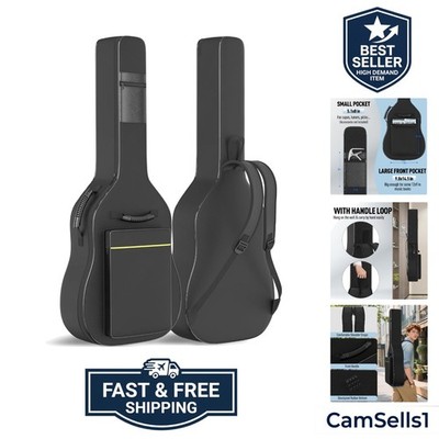 Acoustic Guitar Gig Bag - 0.35 Inch Foam Padding Fit 39-41 Inch, Waterproof, ...