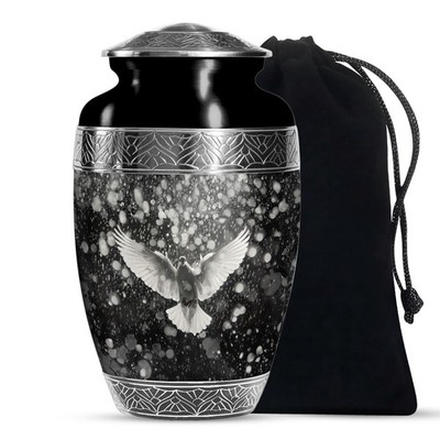 Dove Calm Memorial Urns for Human Ashes Adult Mom & Male (10 Inch)