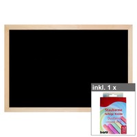 Kreidetafel Schultafel Mittel Ca. 60 X 40 Cm Inkl. 12Er Set Farbige Kreide