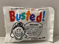 Vintage Leaf 1992 BUSTED Bubble Gum "Funny Catchy Comics" 10 Gum Balls-NOS