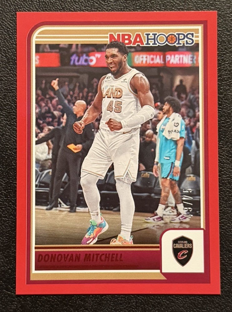 2023-24 Panini Nba Hoops Premium Stock - Donovan Mitchell #149 Red  /75