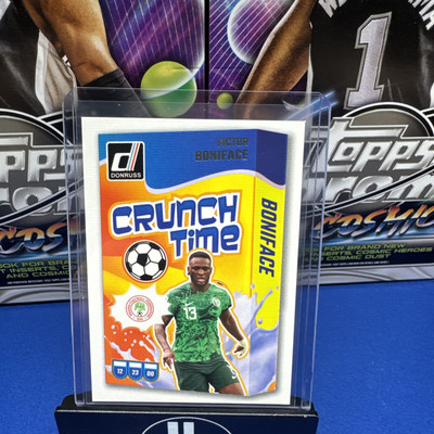 2024 Panini Donruss Soccer Crunch Time Silver Victor Boniface #15