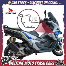 Wolfline Moto Engine Guards Frame Bumper Crash Bars For Honda ADV 160 2023-2026