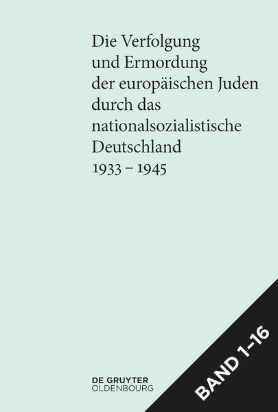 [Set Die Verfolgung Und Ermordung Der EuropäIschen Juden Durch Das Nationalsozia-image