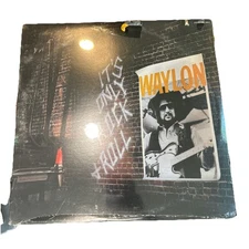 Sealed Waylon Jennings It's Only Rock & Roll Vinyl 1983 RCA AHL1-4673 NOS Lp