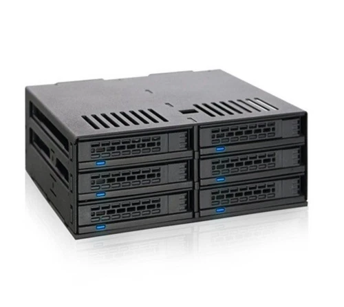 ICY DOCK MB326SP-B | 6 Bay 2.5” SATA HDD / SSD Cage In 1 X 5.25 Bay