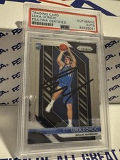 LUKA DONCIC SIGNED 2018-19 PANINI PRIZM ROOKIE AUTO PSA DNA AUTHENTIC MAVERICKS