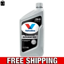Advanced Full Synthetic SAE 20W-50 Motor Oil 1 QT - Ultimate Engine Protection