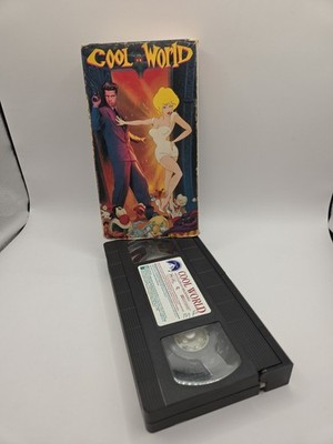 Cool World VHS 1992 Paramount Animation Live Action Film Brad Pitt Kim Basinger